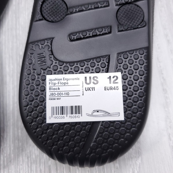 Fitflop IQUSHION Men’s Ergonomic Flip-Flops Sze 12 - Picture 6 of 7